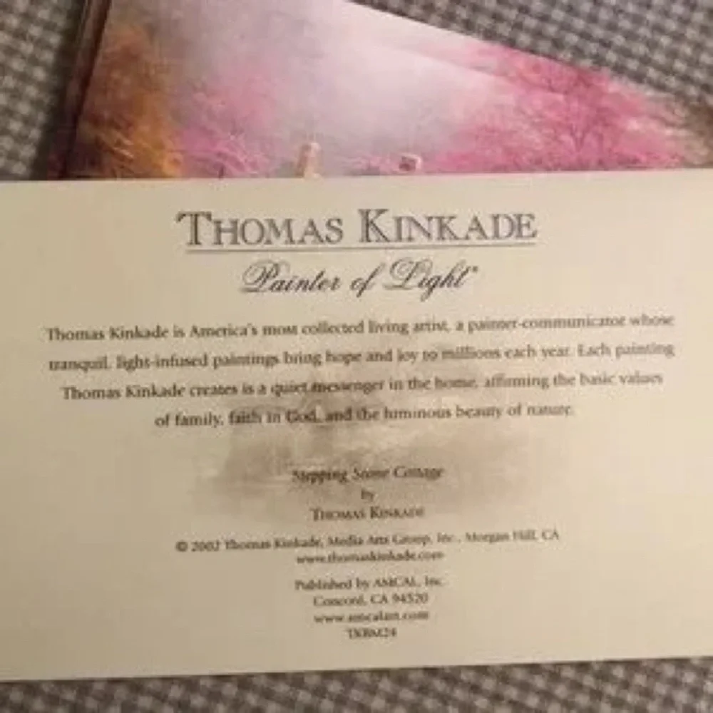 Thomas Kinkade 'Places in the Heart' Note Cards - Pastel Cottage (Set)